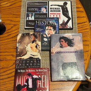 Michael Jackson Book and DVD Collection